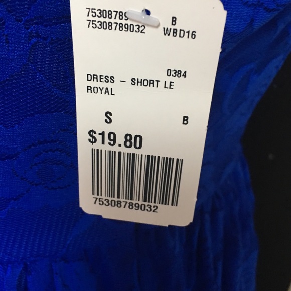 Royal blue lace dress - Picture 2 of 4